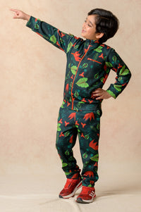 Flaming Lily print twinning set for Sister + Brother