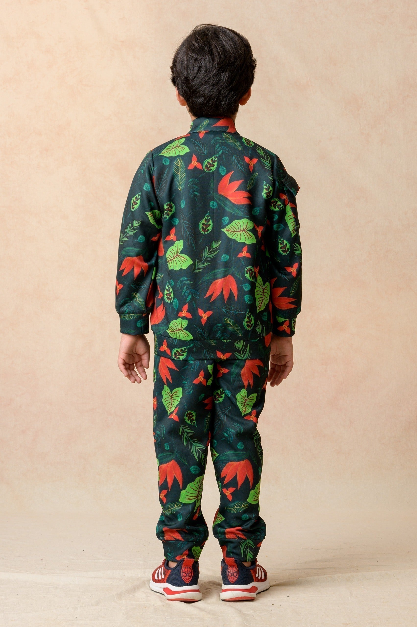 Flaming Lily print twinning set for Sister + Brother