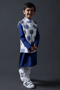 Nehru Jacket With Kurta Pyjama