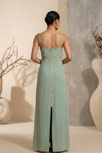 Reverie — Hand-Embroidered Imported Crepe Dress