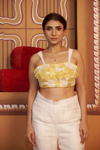 Chand Organza co-ord set with embroidered jacket