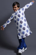 Zipper Kurta With Pyjama