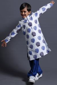 Zipper Kurta With Pyjama
