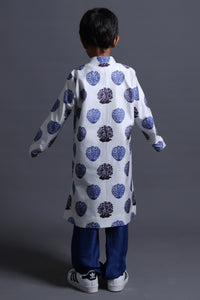 Zipper Kurta With Pyjama