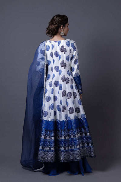 Neeli buti Hand Embroidered twinning set for Men + Women image 7