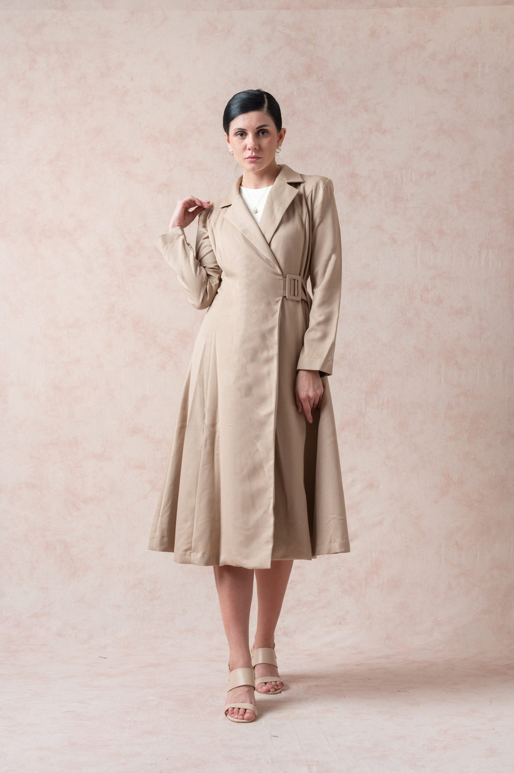 Rodeo Dust Long Wrap Coat image 2