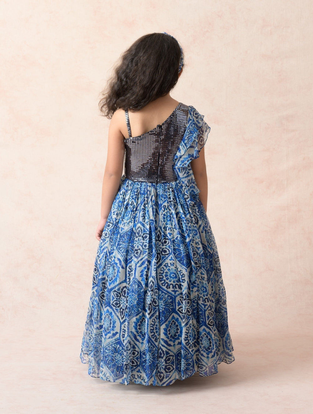 Maya metallic gown image 5