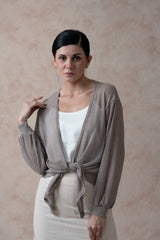 Oatmeal mid length Cover-up image 2