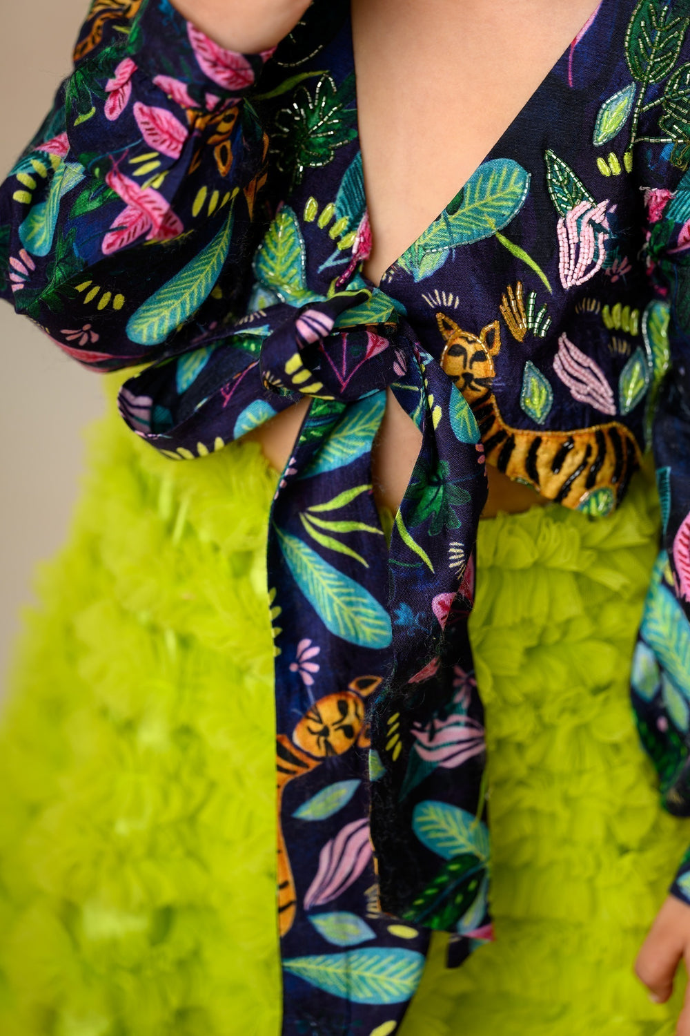 Hand Embroidered Gown image 4