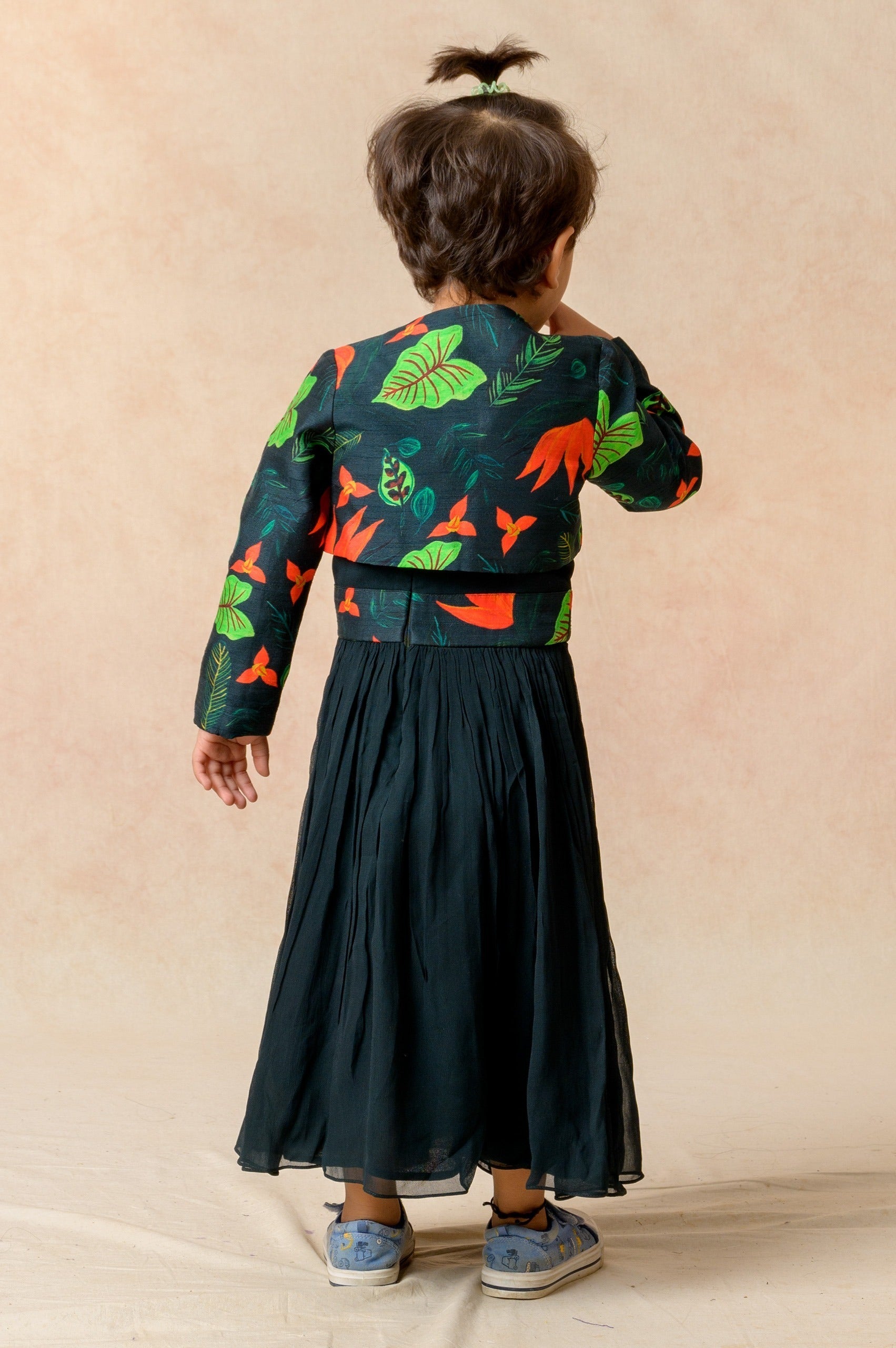 Twisted Neck Dress With Jacket image 4