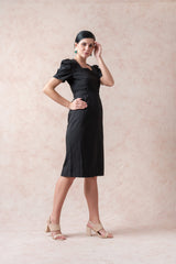 Smokey Black Midi Dress image 3
