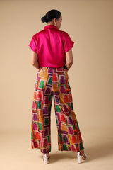 Hand Embroidered Shirt With Pleated Pants image 3