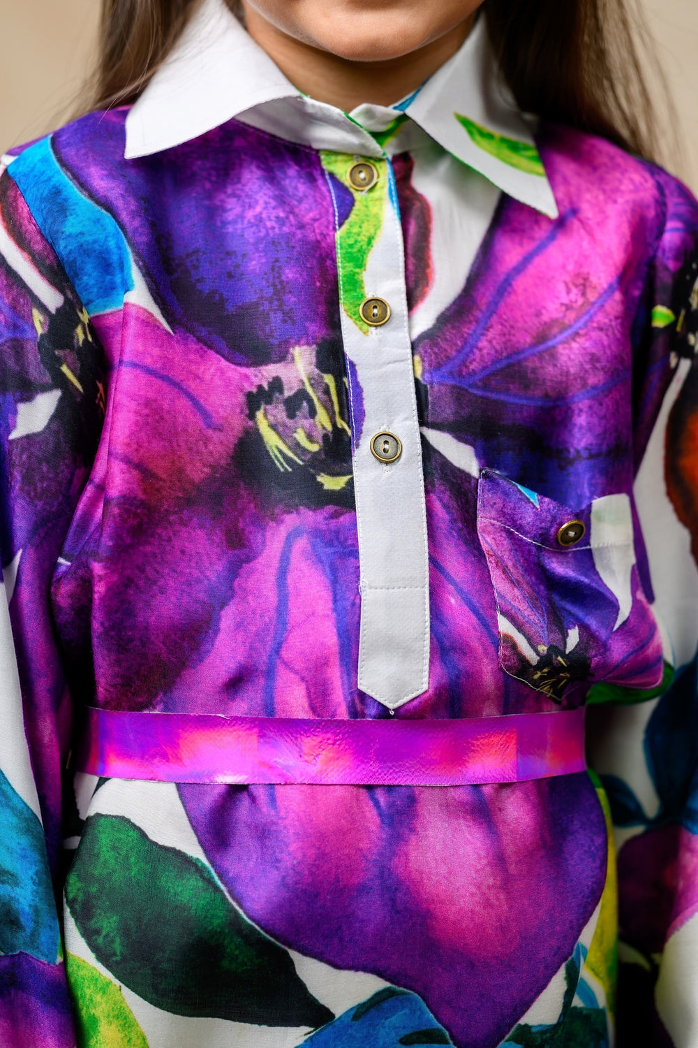 Floral print twinning set for Mom + Daughter + Son image 23