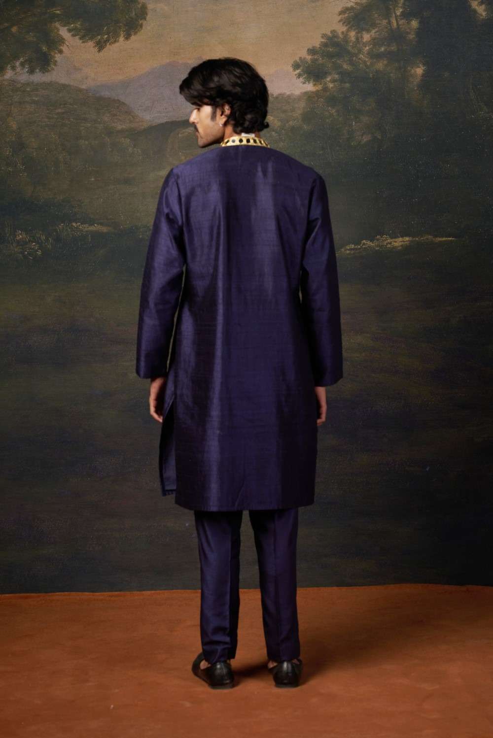 Heavy Mirror Work Kurta with Matching Pyjama image 4