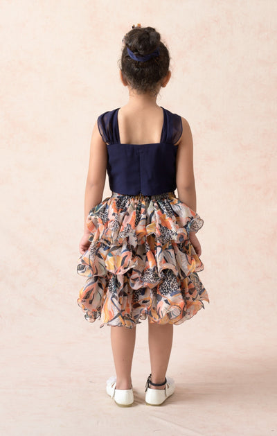 Jungle print twinning set for Sister + Brother image 4