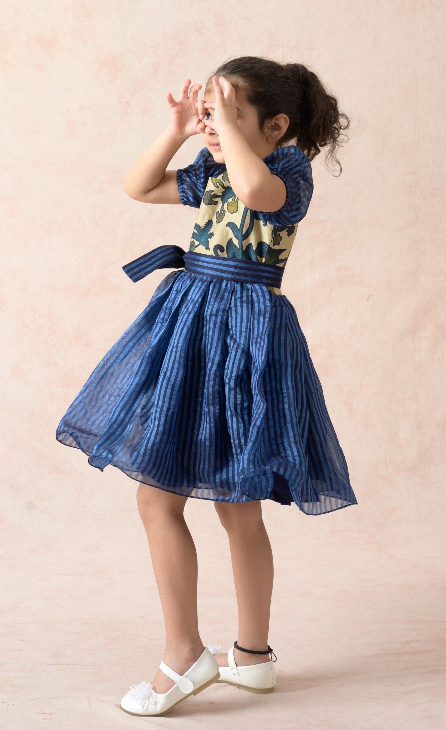 Shades of blue frock image 5