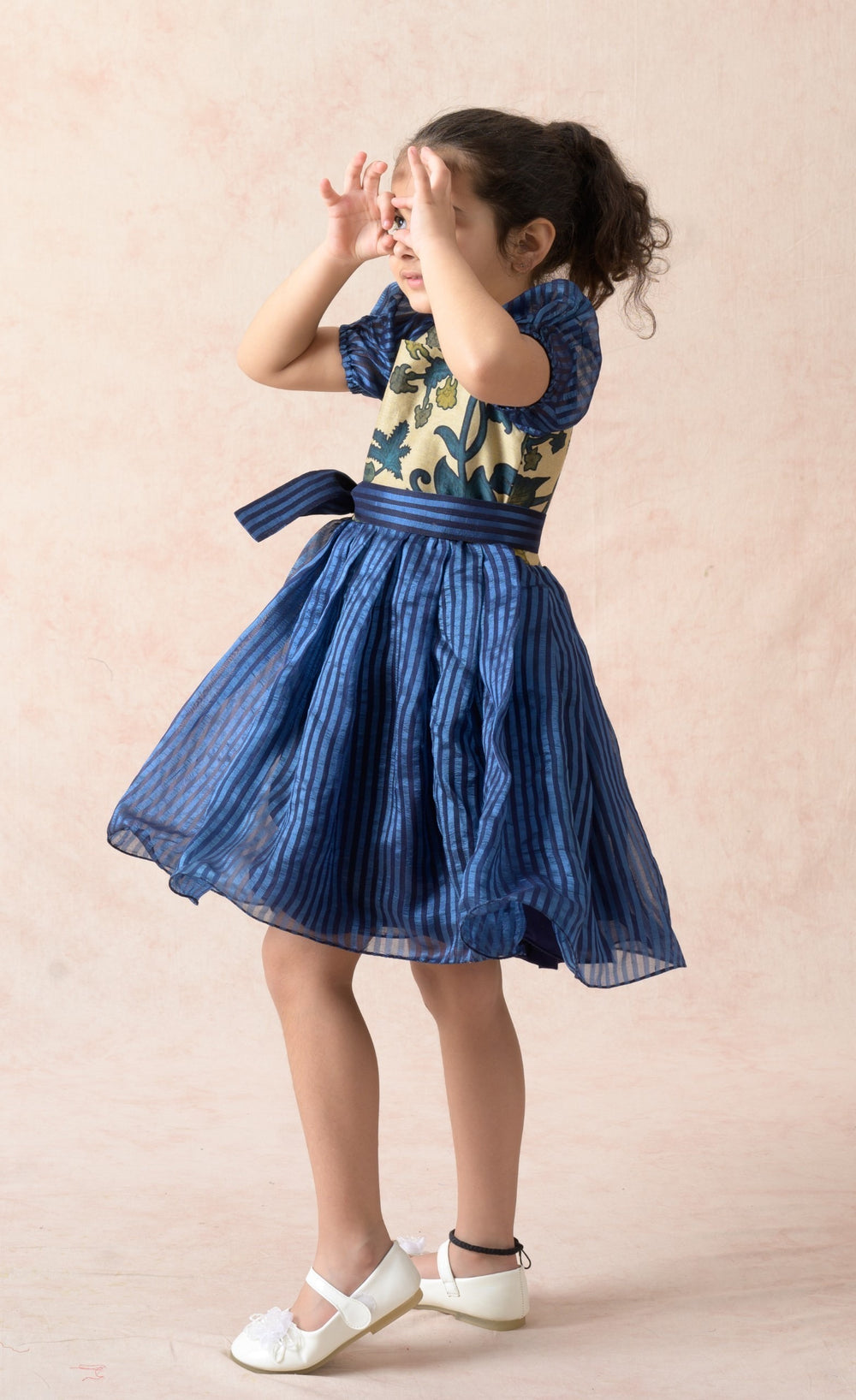 Shades of blue frock image 5