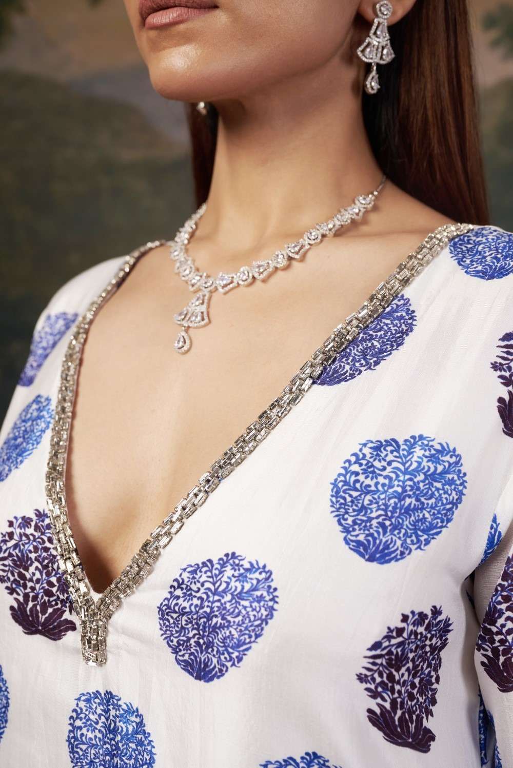 Stone Work Kurta With Palazzo image 6