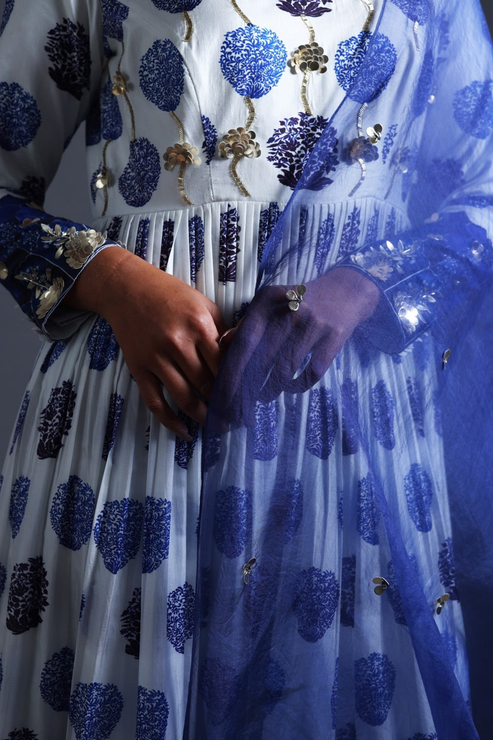 Anarkali With Sharara, Dupatta image 5