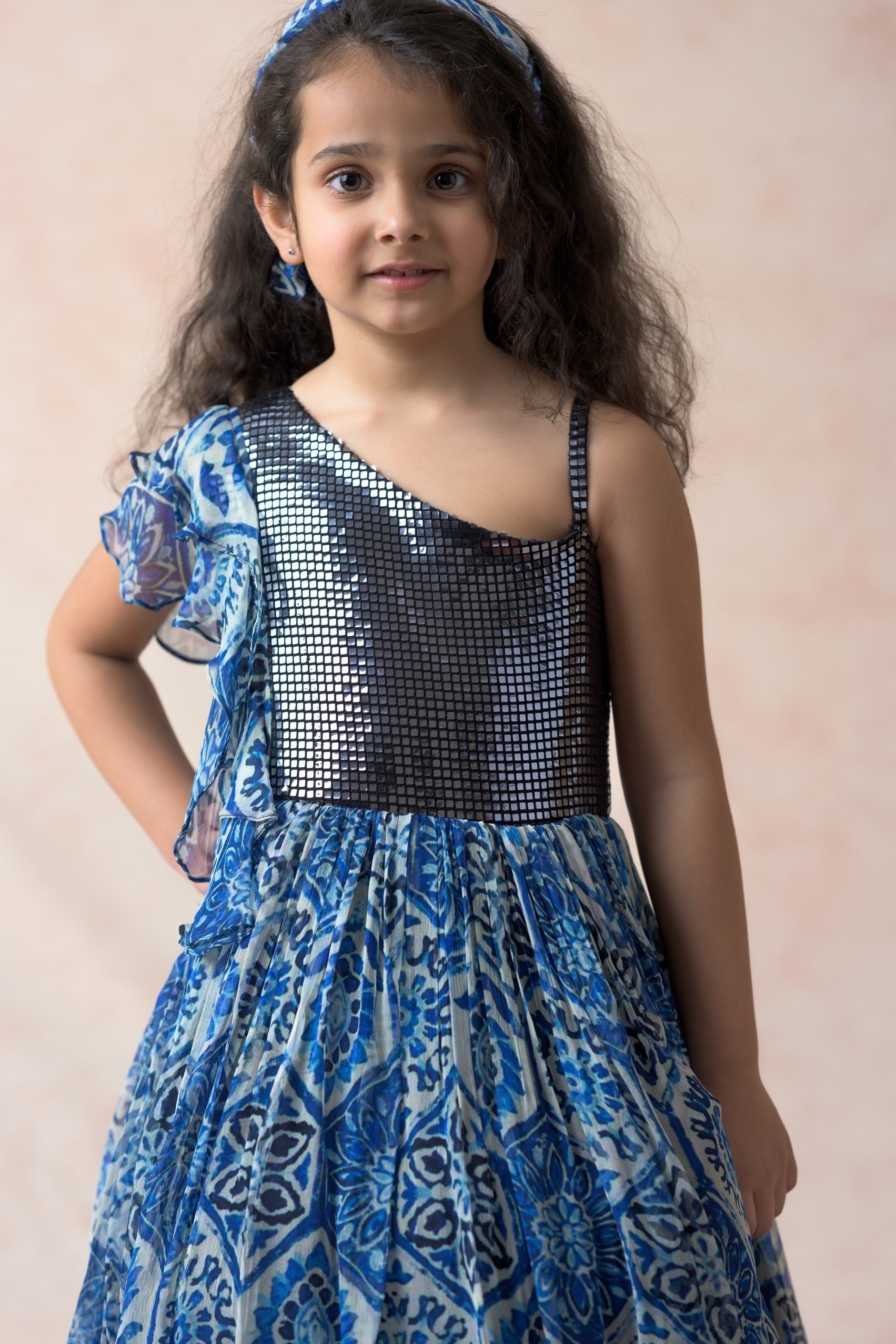 Maya metallic gown image 6