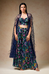 Multicolor jungle print twinning set for Mom + Daughter + Son image 3