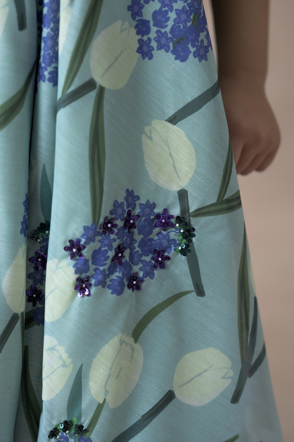 Hand embroidered frock image 9