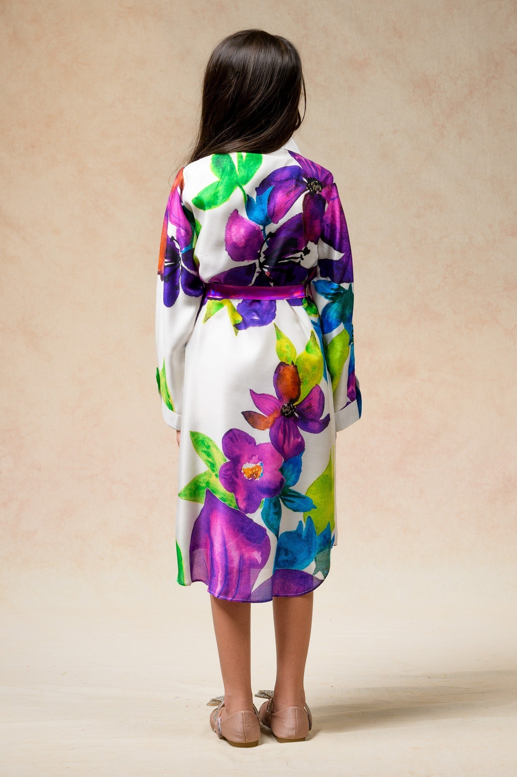 Floral print twinning set for Sister + Brother image 11