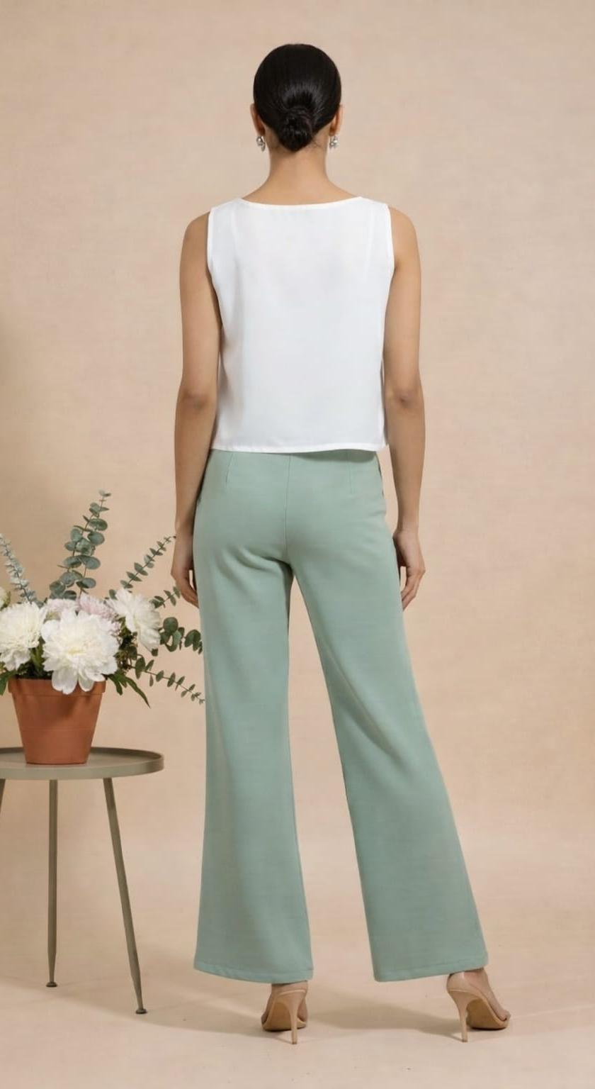 Elara — Hand-Embroidered Poplin Co-ord Set