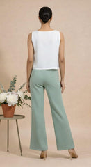 Elara — Hand-Embroidered Poplin Co-ord Set