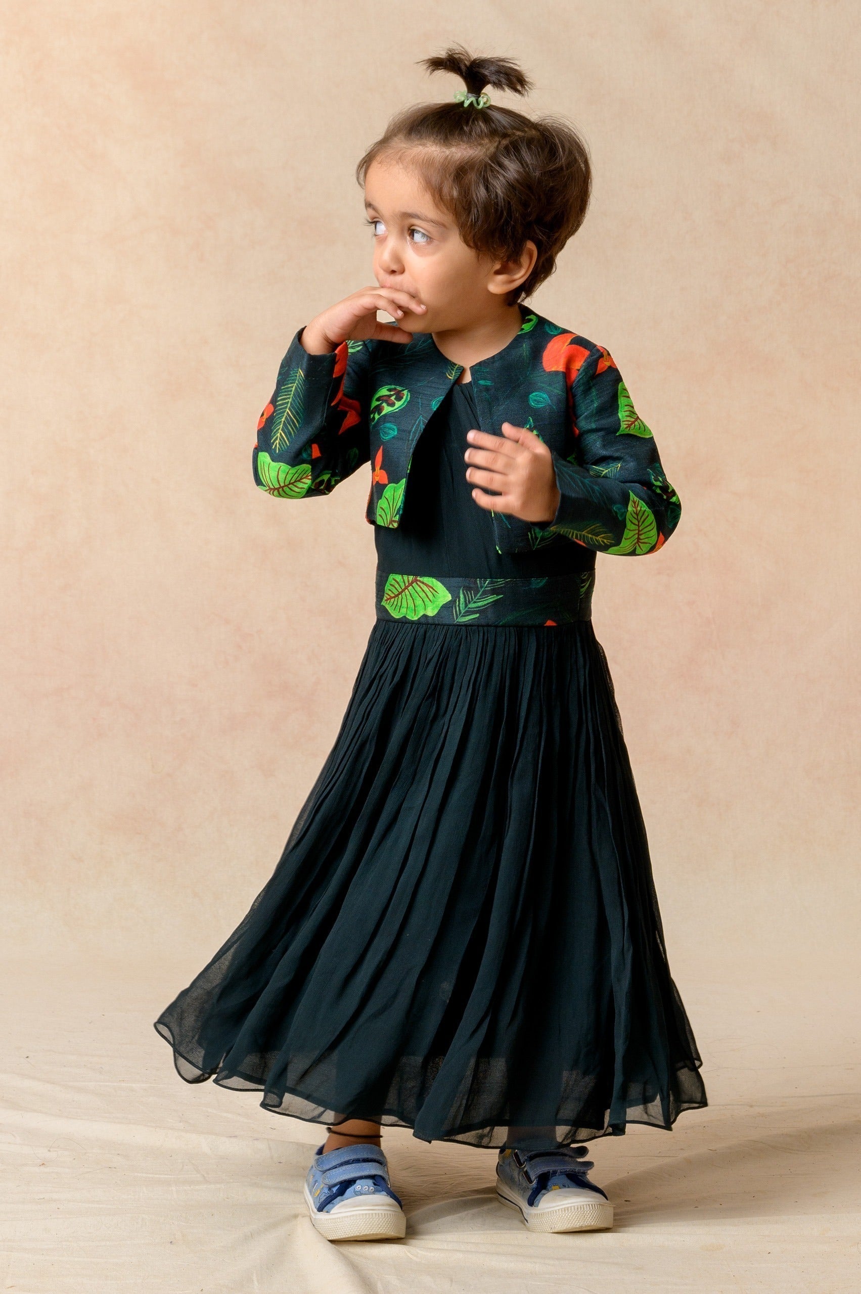 Twisted Neck Dress With Jacket image 3