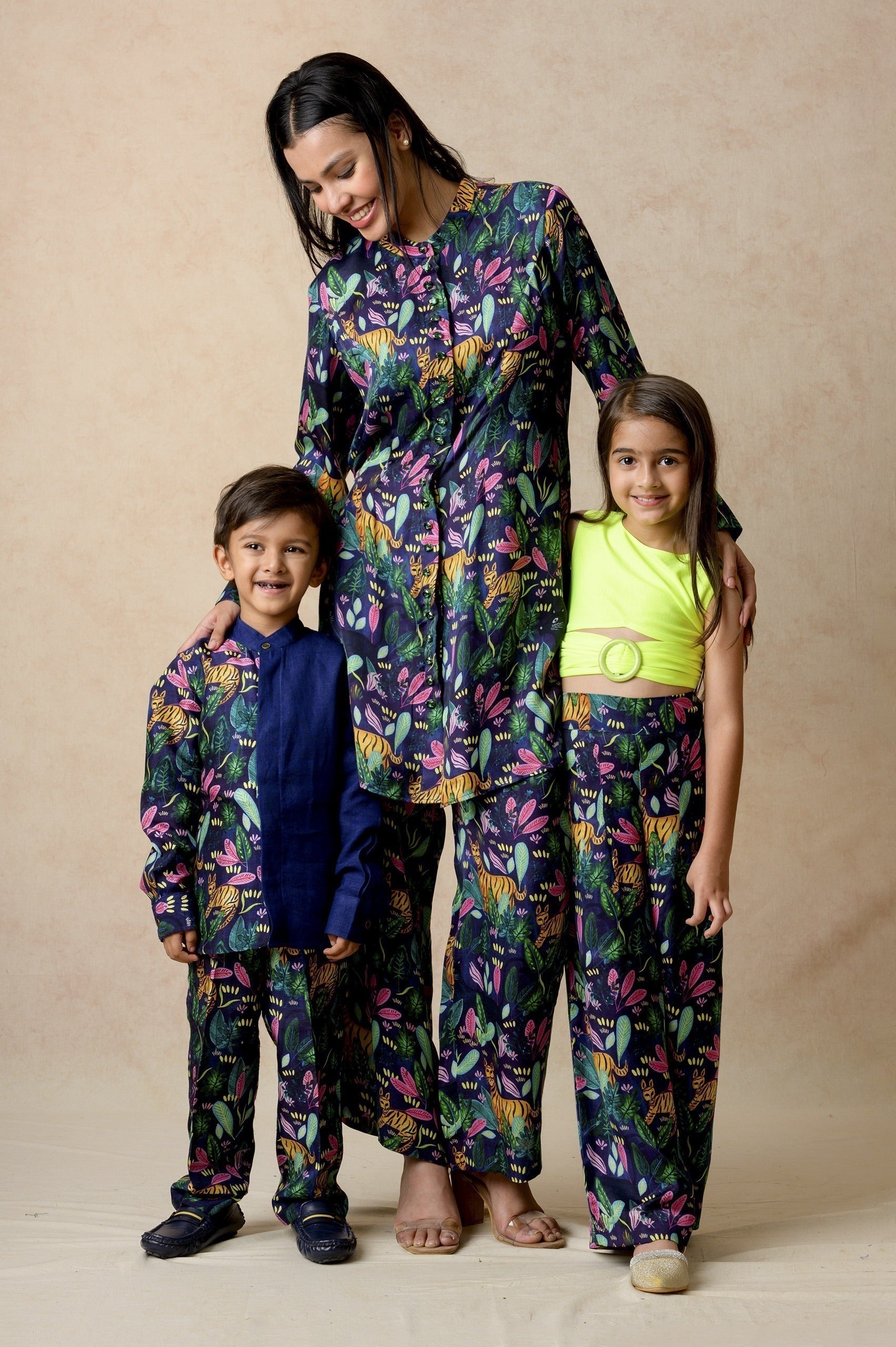 Stone Embellished twinning set for Mom + Son image 18