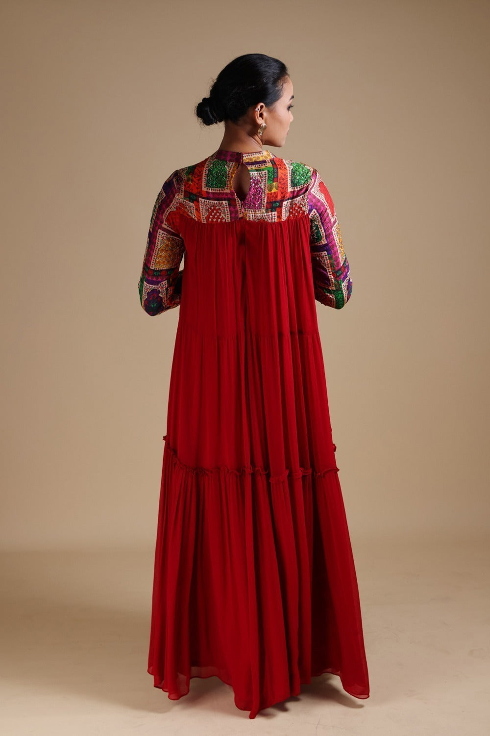 Hand Embroidered Maxi Gown image 4