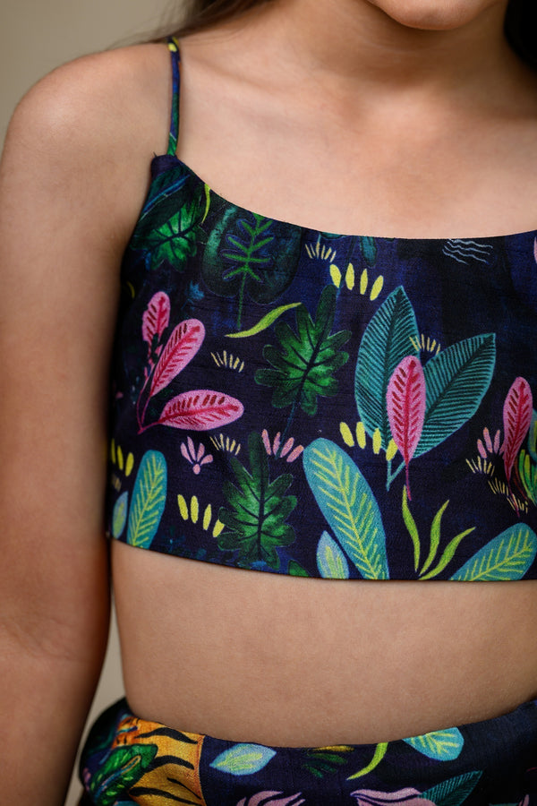 Multicolor jungle print twinning set for  Sister + Brother image 8