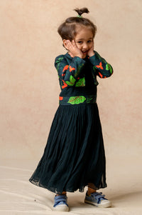 Twisted Neck Dress With Jacket image 1