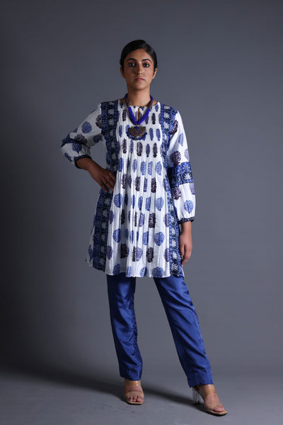 Pleated Kurti With Pant image 0