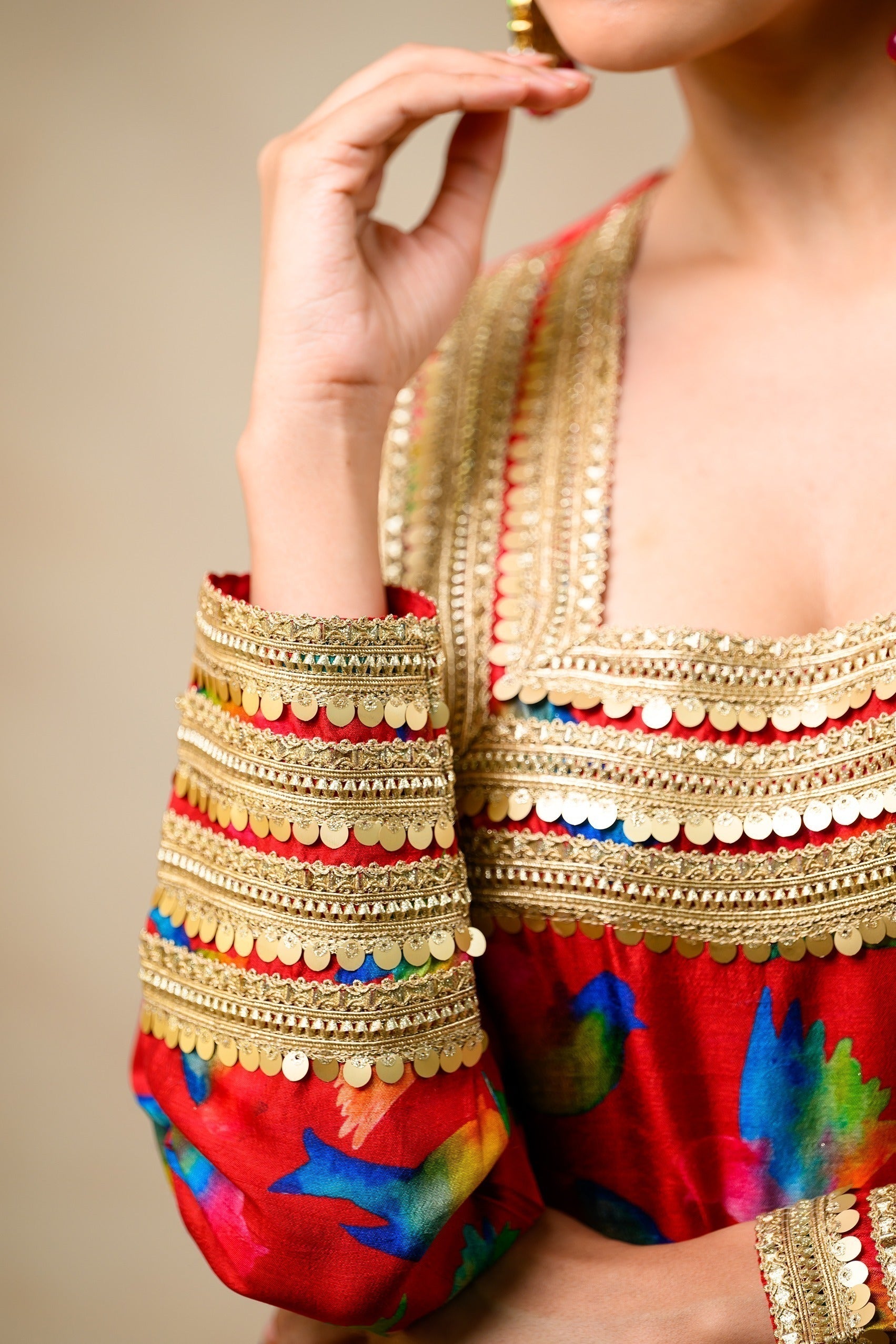 Suit With Palazzo, Dupatta image 8