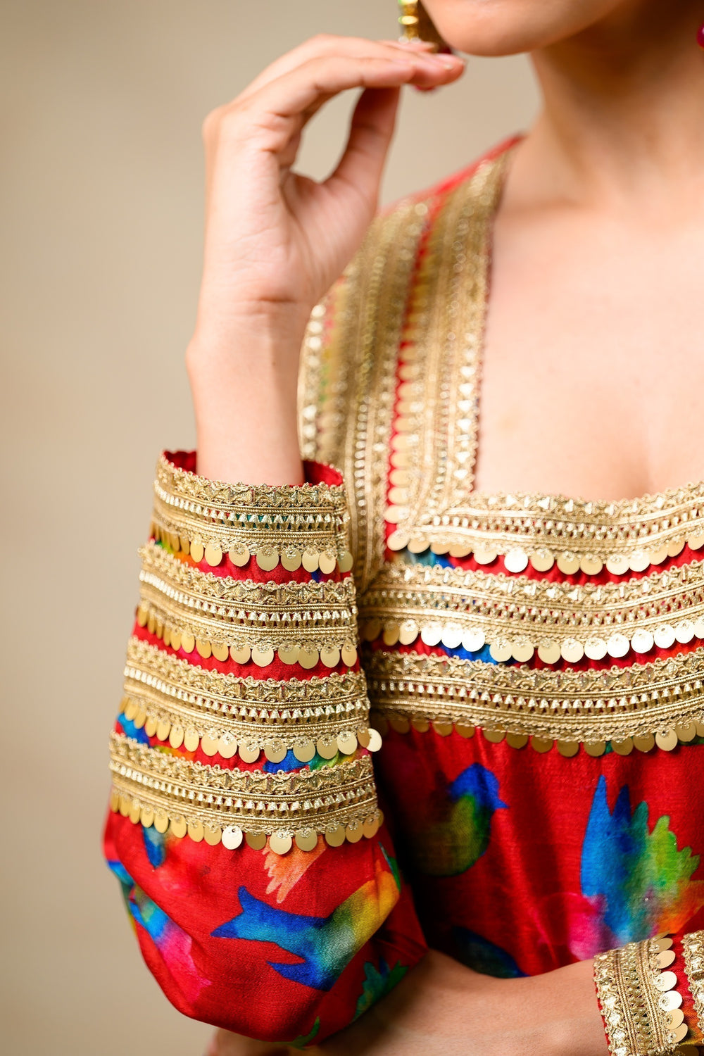 Suit With Palazzo, Dupatta image 8