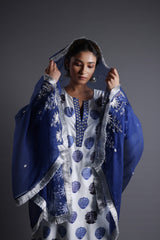 Hand Embroidered Kurta With Pant And Dupatta image 3