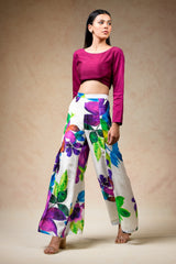 Crop Top With Pants image 2
