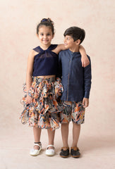 Jungle print twinning set for Sister + Brother image 0