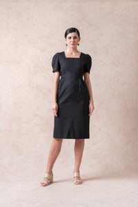 Smokey Black Midi Dress image 0