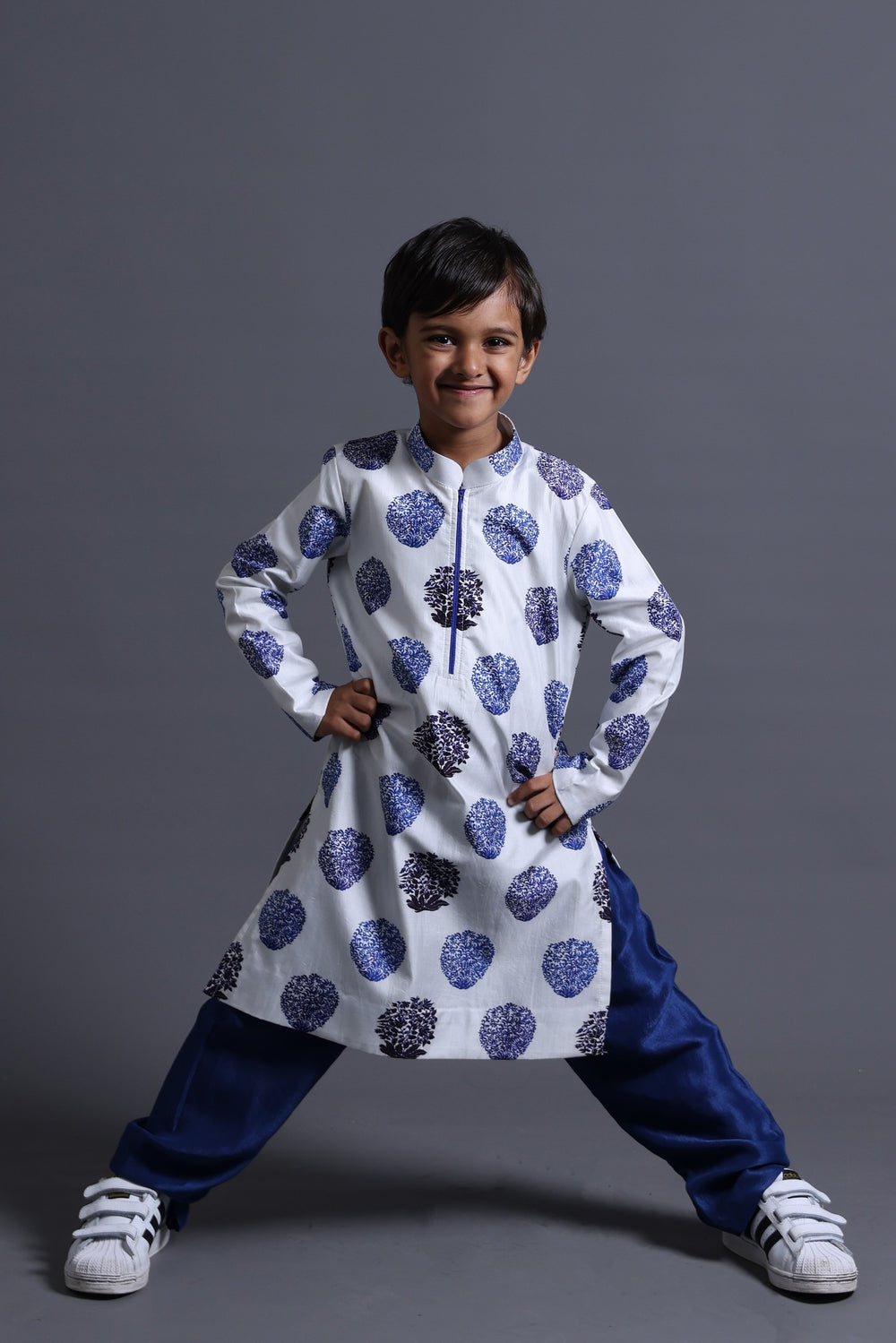 Zipper Kurta With Pyjama image 1
