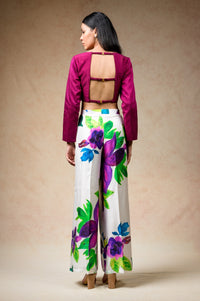 Crop Top With Pants twinning set for Mom + Daughter image 2