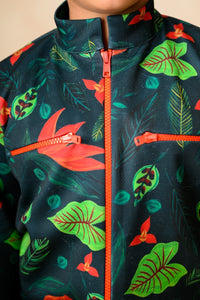 Flaming Lily print twinning set  for Mom + Son image 12