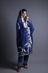 Hand Embroidered Kurta With Pant And Dupatta image 1