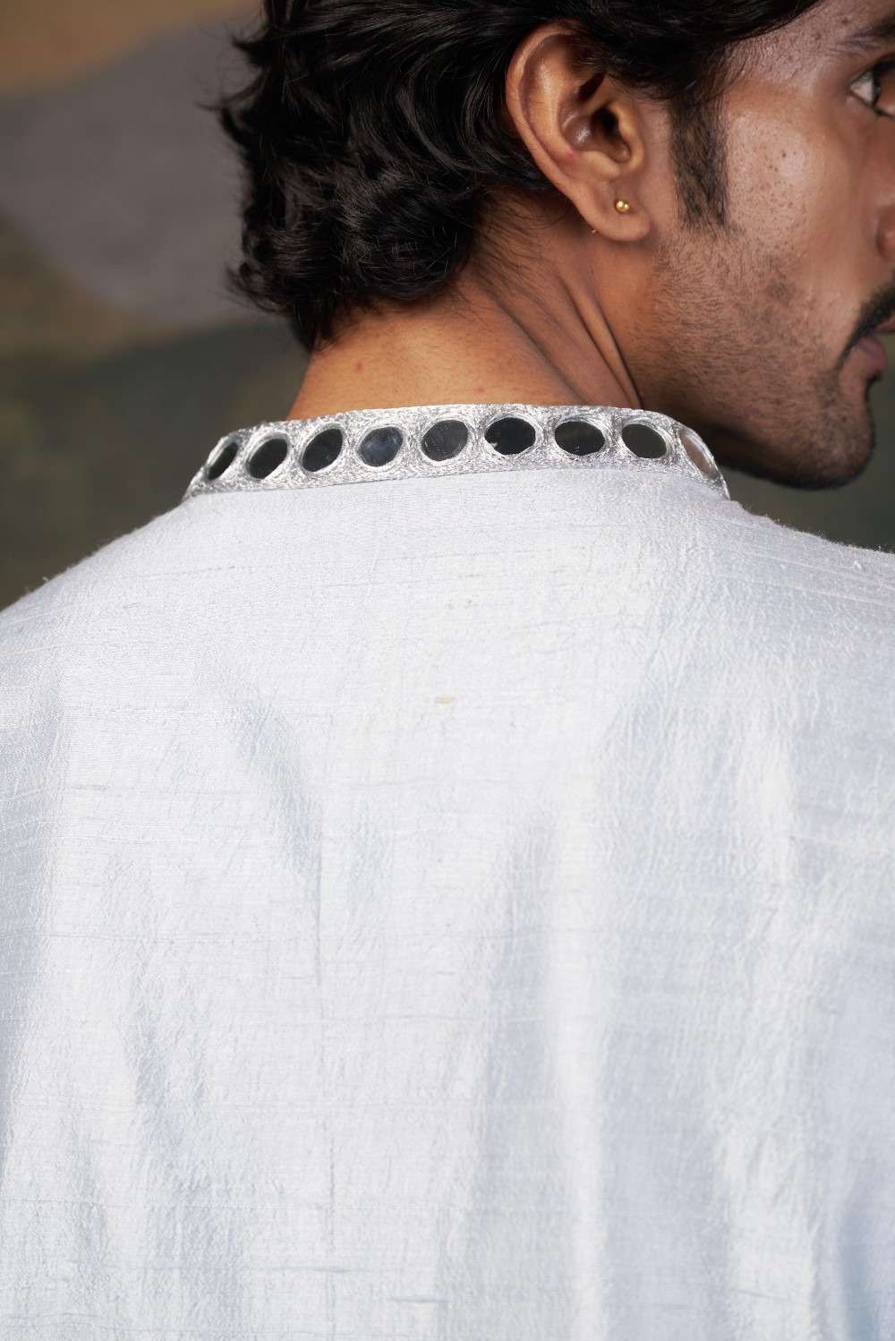 Mirror Work Kurta with Matching Pyjama image 4