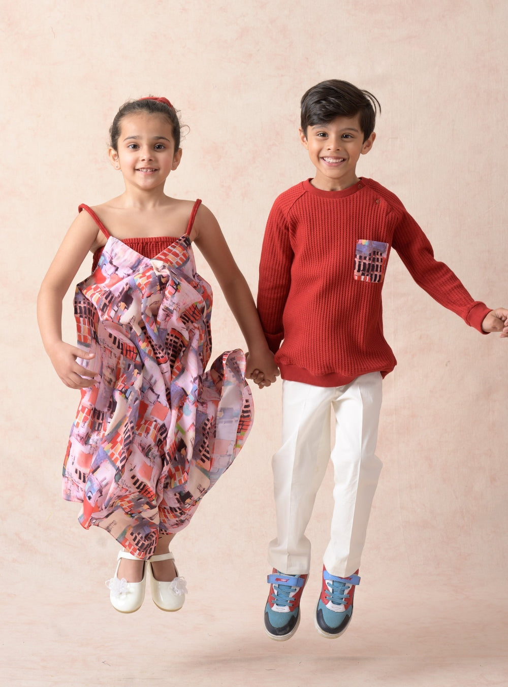 Multicolored twinning set for Mom + Son image 15