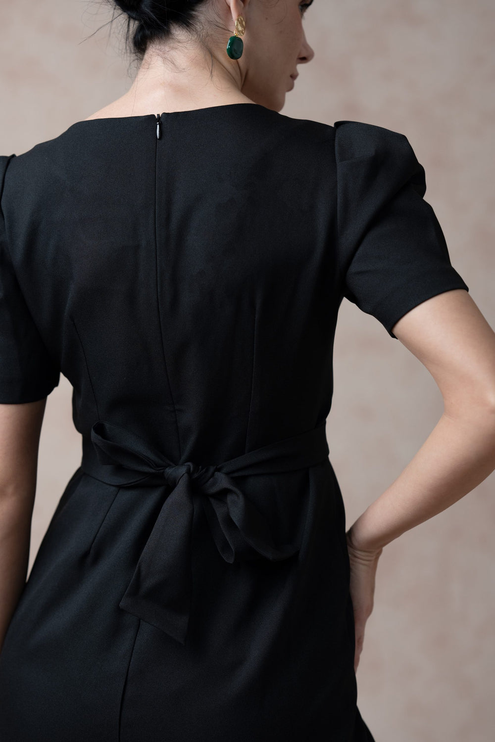 Smokey Black Midi Dress image 5