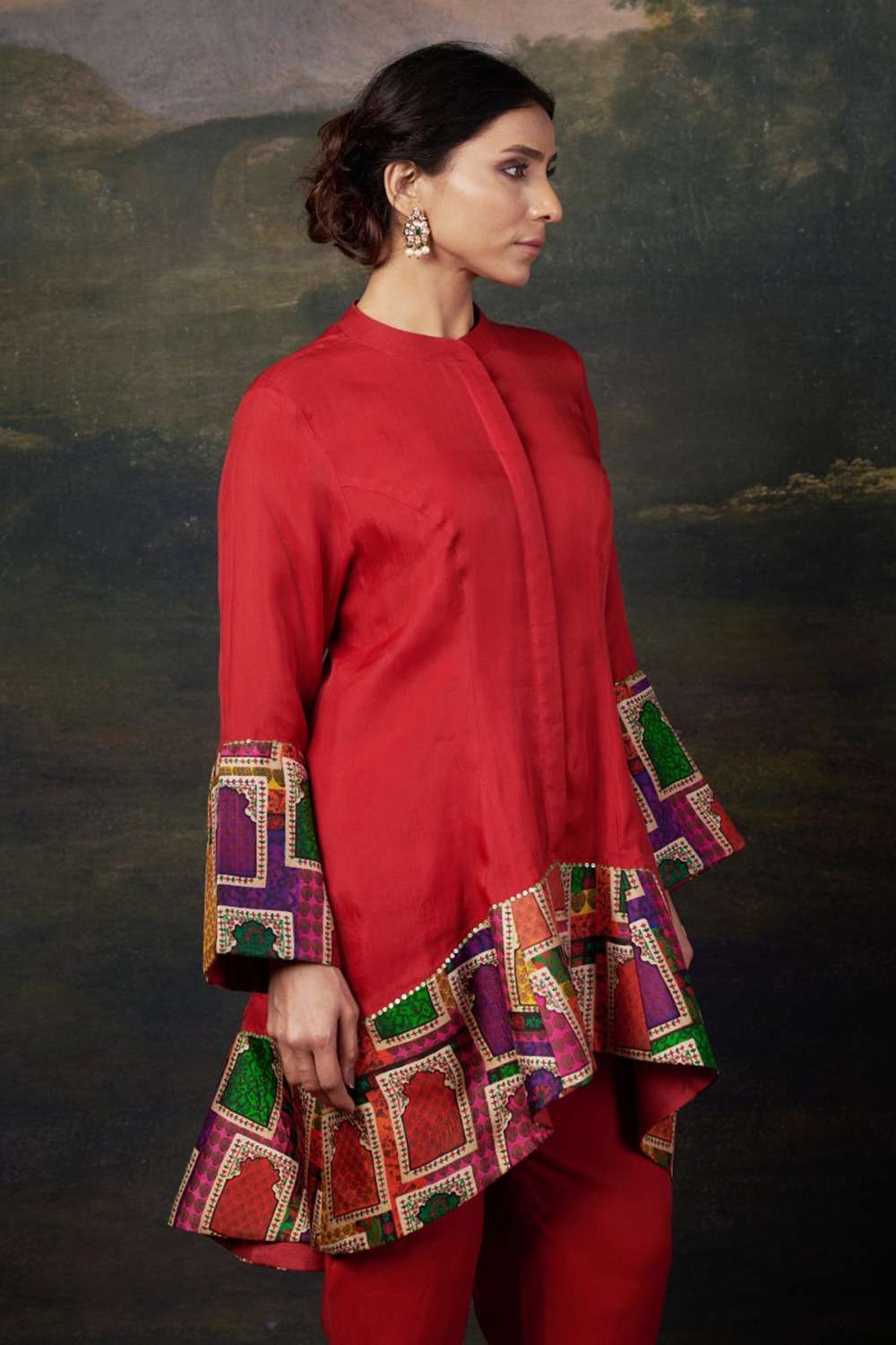 Organza Coord Red Set image 4