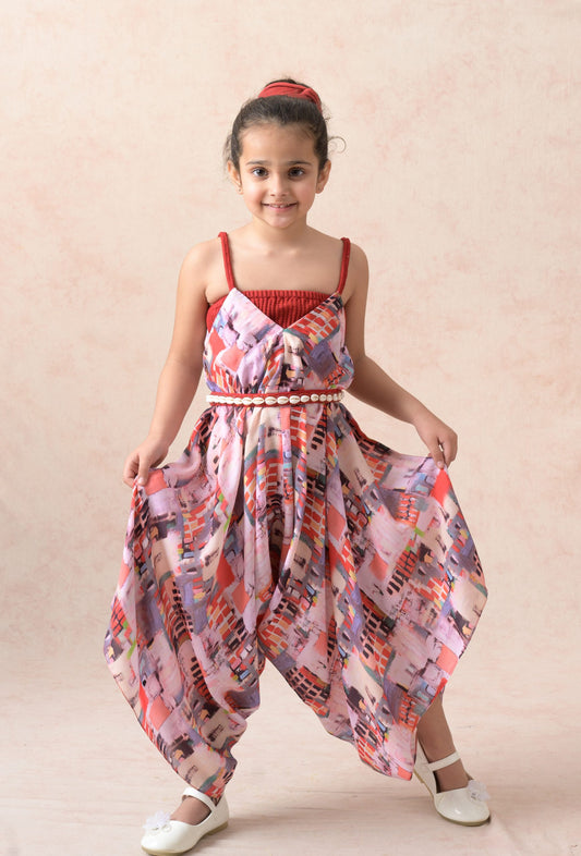 Jumpsuit with handcrafted belt image 0